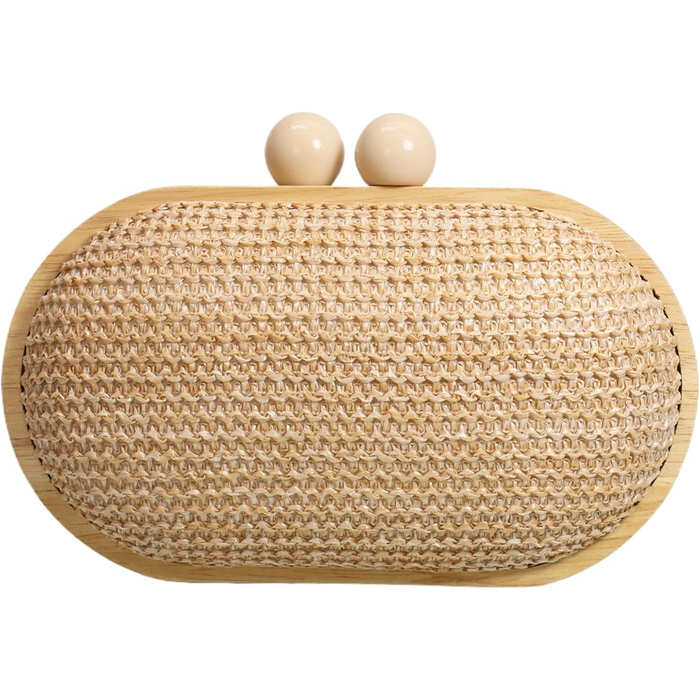 Straw Clutch Handbag